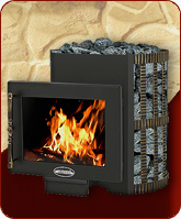 Печь для бани СКИФ КОВКА 16 ПАНОРАМА